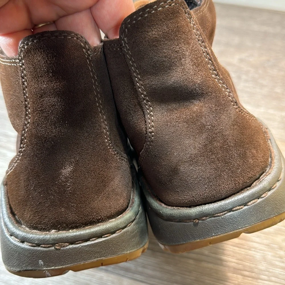 Chaco brown leather suede boots men’s size 8.5 (d94)